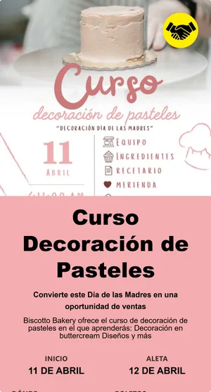 Curso Decoración de Pasteles