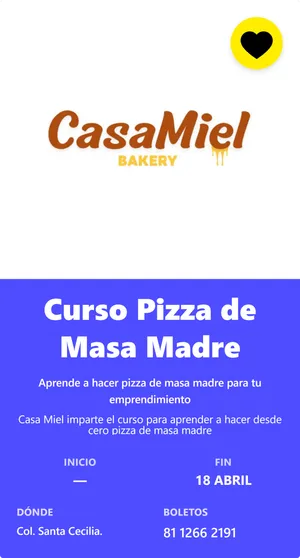 Curso Pizza de Masa Madre