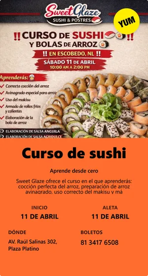 Curso de sushi