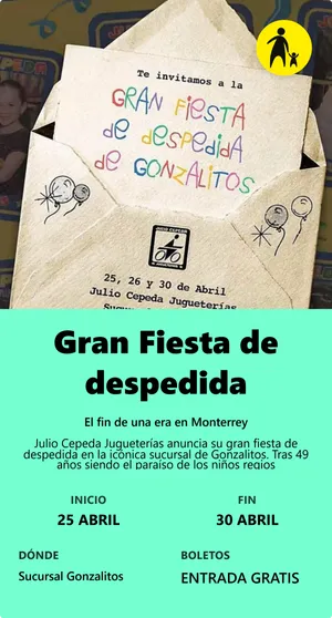 Gran Fiesta de despedida