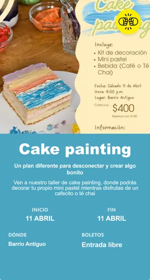 Cake painting