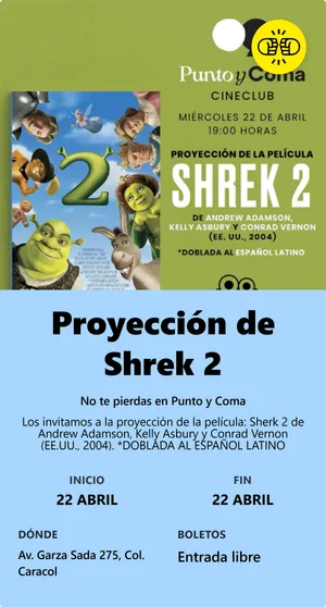 Proyección de Shrek 2