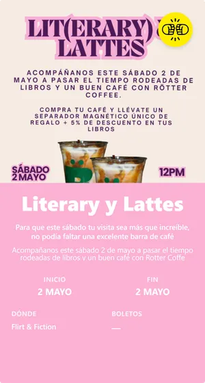 Literary y Lattes