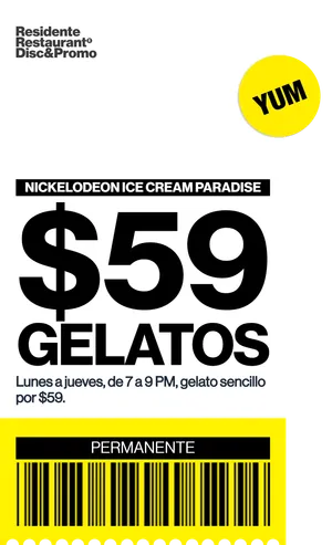 Nickelodeon ice cream paradise