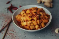 Mi nueva receta de mango picoso saludable. Está bien fácil y te va a encantar.